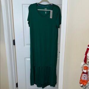 Lug Swing dress emerald green size medium